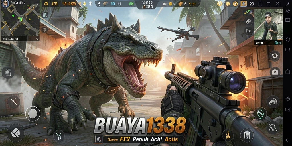 Tampilan menarik dari gameplay intens BUAYA138.