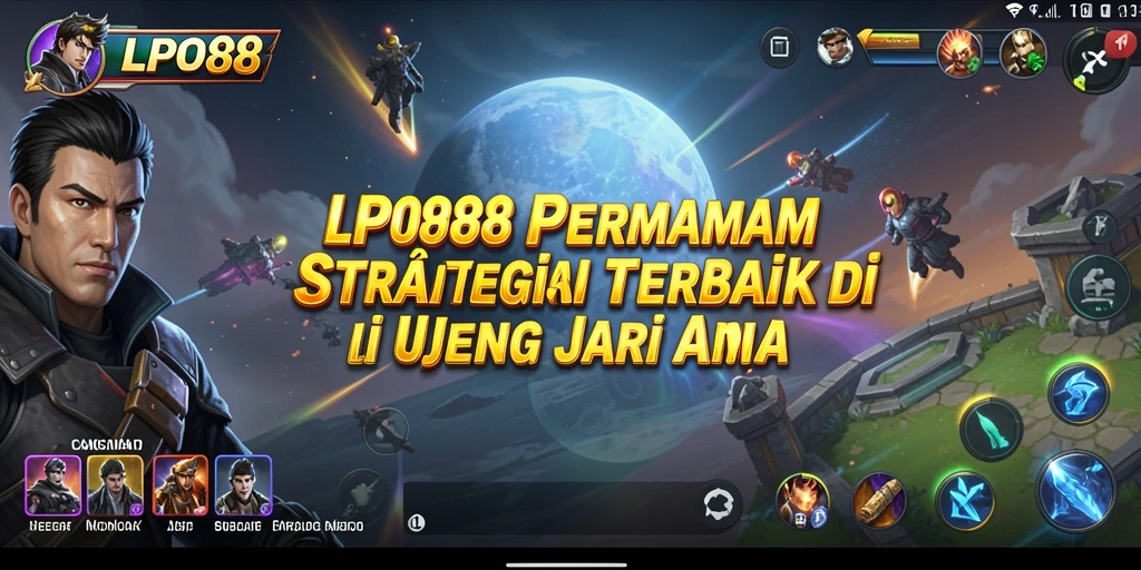 Tampak aksi intens dari gameplay strategi LPO88.