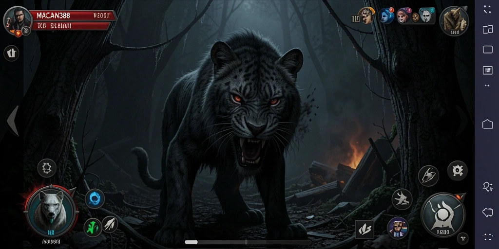 Menampilkan gameplay seram penuh ketegangan dan aksi.