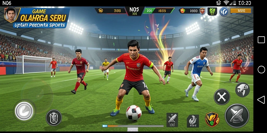 Tampilan gameplay N06 yang seru dan menantang.