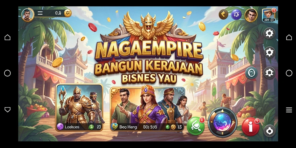 Tampilan gameplay NAGAEMPIRE yang menarik dan penuh tantangan.