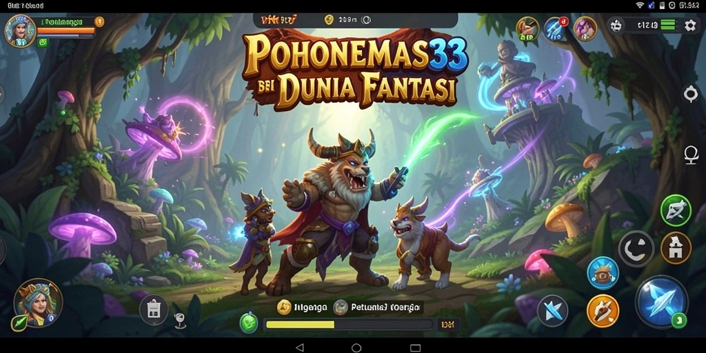 Tampilan gameplay seru dan menakjubkan dari POHONEMAS33.