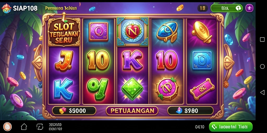 Gameplay menarik dalam permainan slot SIAP108 dengan berbagai tema.
